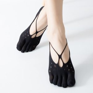 Chaussette doigts fantaisie noir