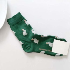 Chaussette courte lapin