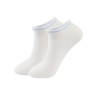 Chaussette antidérapante femme blanche
