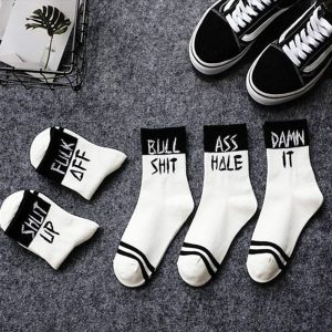 Lot chaussettes femme insulte