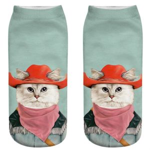 Petite chaussette rigolote animaux