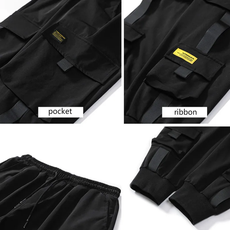 Black cargo streetwear – Image 2