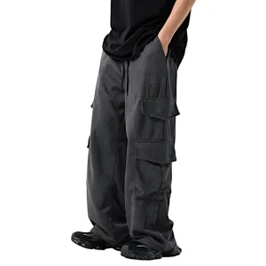 Baggy cargo pants black