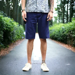 Bermuda cargo homme bleu marine