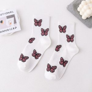 Chaussette papillon