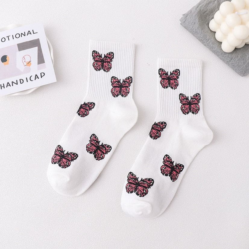 Chaussette papillon