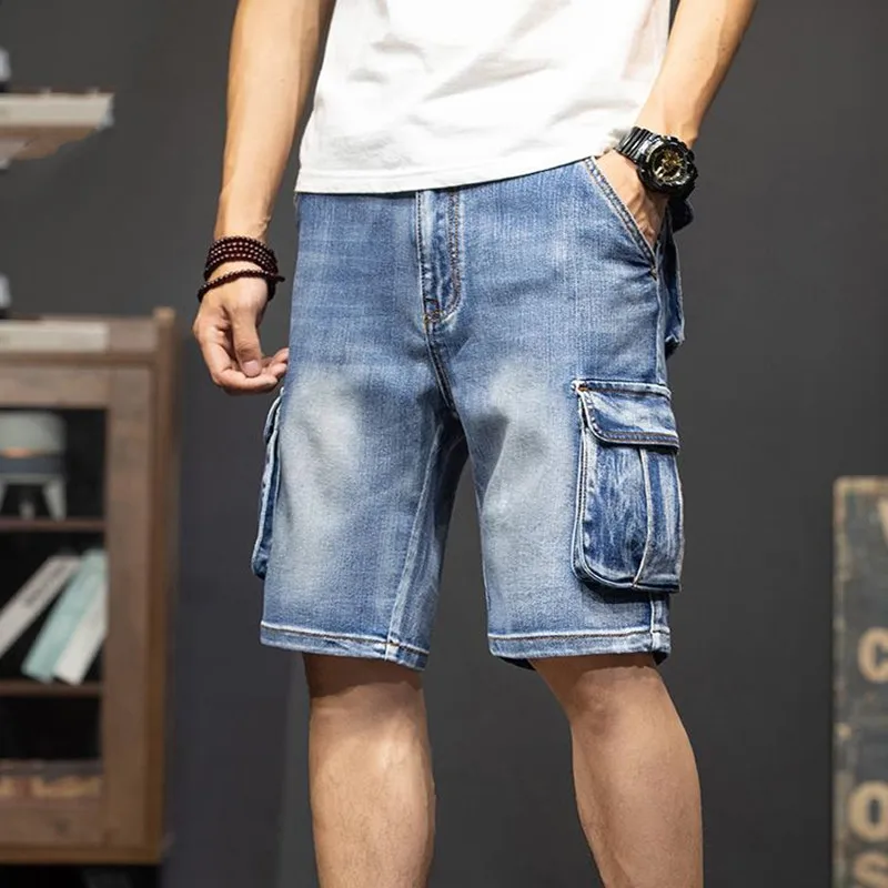 Bermuda cargo homme jean