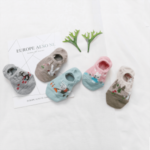 Lot 5 paires de chaussettes mignonnes lapin