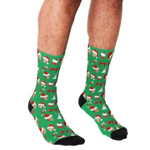 Chaussette de Noël homme vert