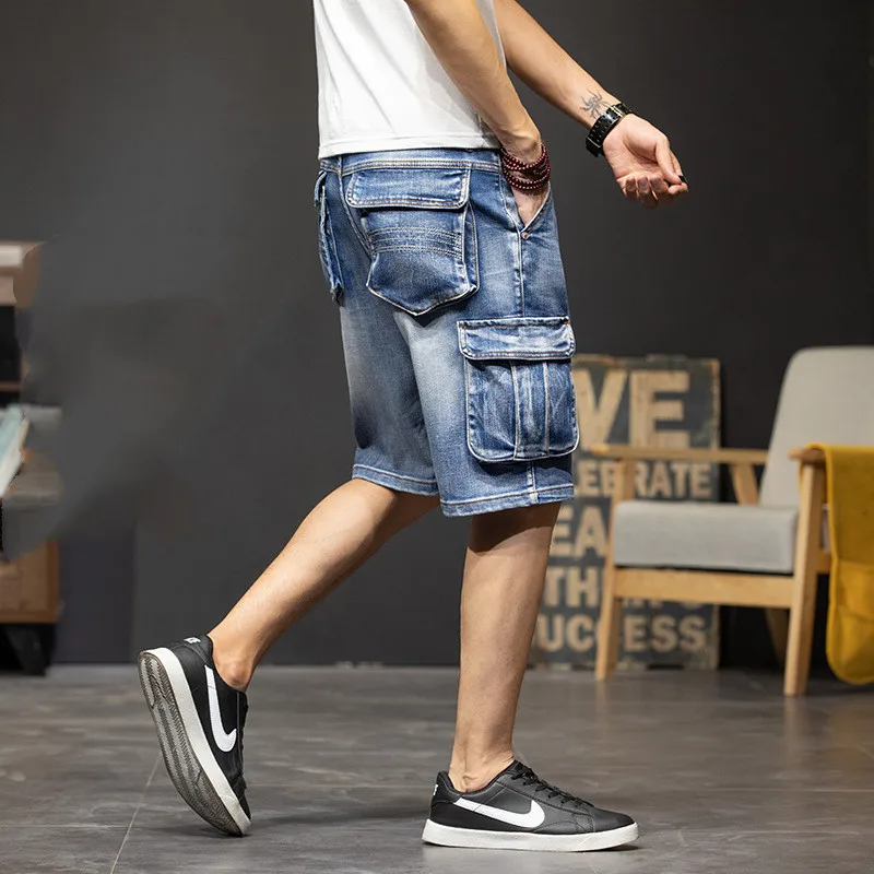 Bermuda cargo homme jean – Image 2