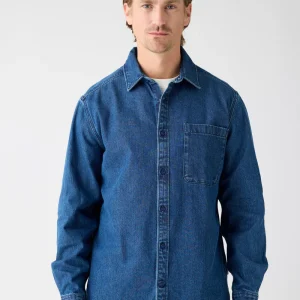 Organic Cotton indigo denim shirt