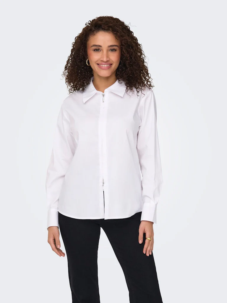 JDYMIO L/S ZIP SHIRT WVN EXP