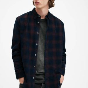 Chemise en velour Teddy Smith navy