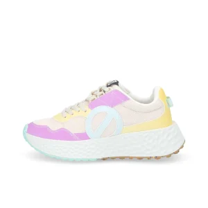 CARTER JOGGER W DISCOLOR/KNIT PURPLE-YELLOW/DOVE