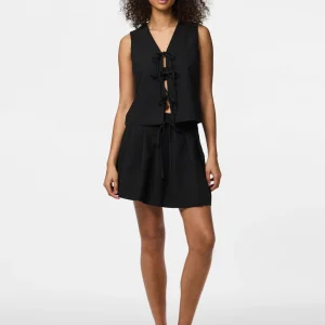 PCFRIDA SL V-NECK TIE TOP D2D FSY