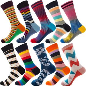 Lot chaussettes homme coloré