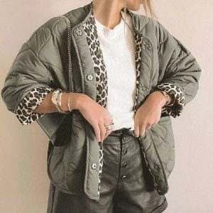 Veste Oversize Femme Vintage