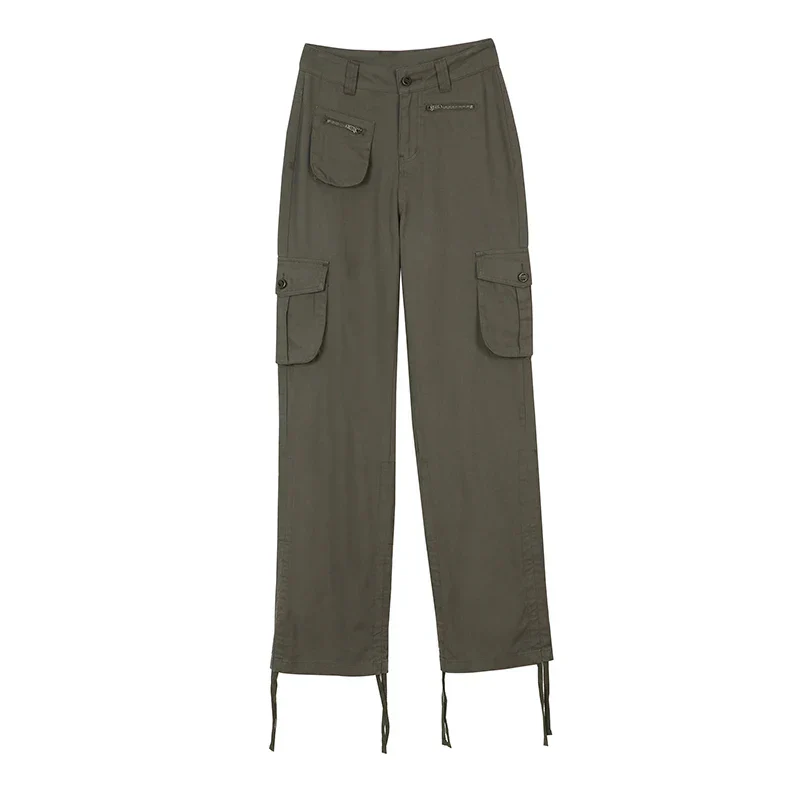 Baggy green cargo pants – Image 8