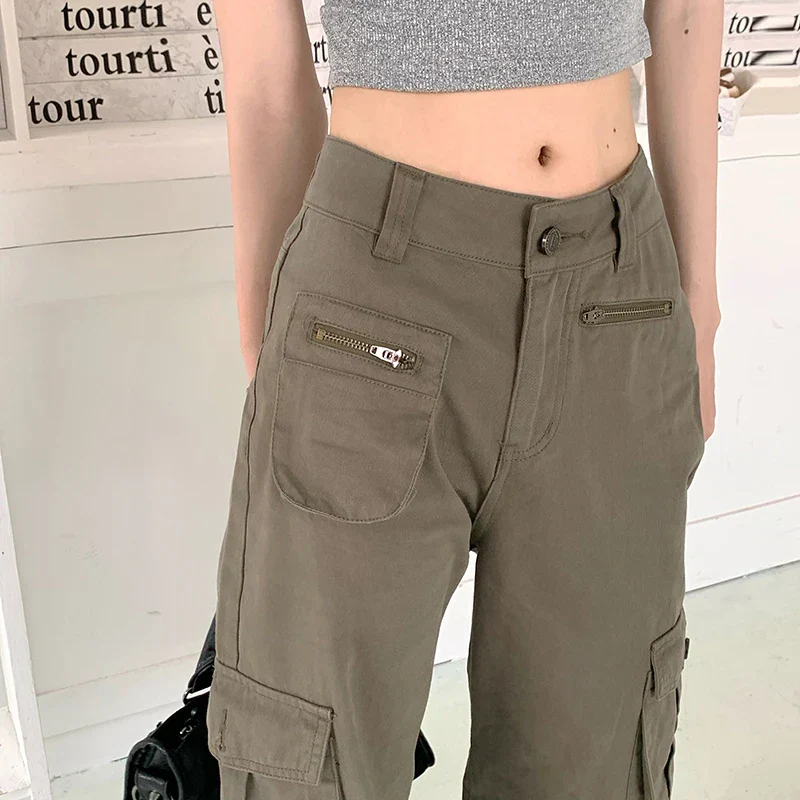 Baggy green cargo pants – Image 4