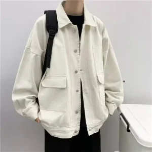 Veste Oversize Homme Blanc