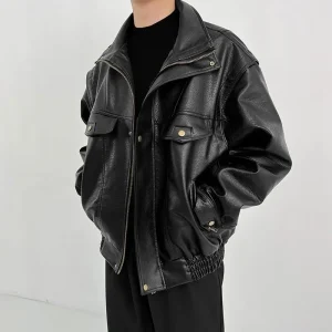 Veste Oversize Homme Cuir