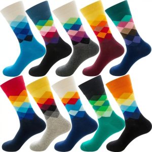 Lot chaussettes homme losange