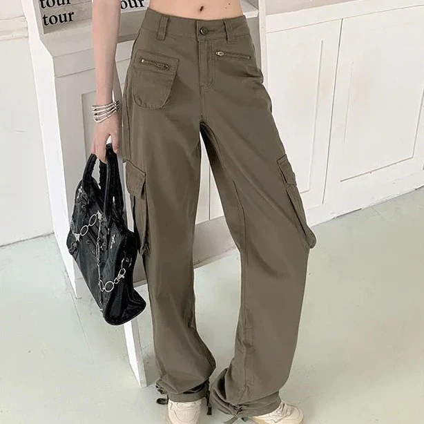 Baggy green cargo pants – Image 5