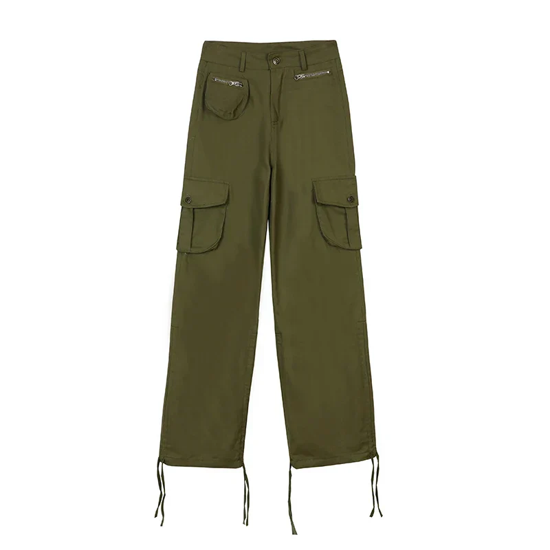 Baggy green cargo pants – Image 7