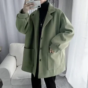 Manteau Mi Long Oversize Homme