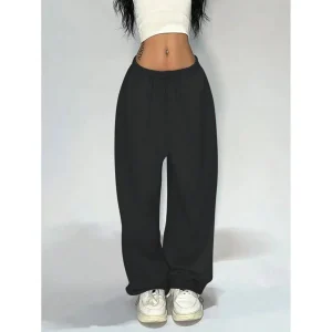 Jogging Oversize Femme Noir