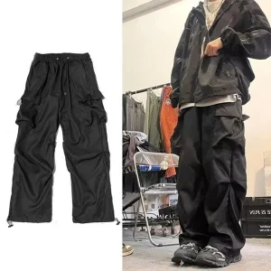 Cargo noir baggy