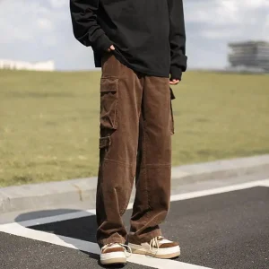 Dark brown cargo pants