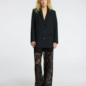 Slfmilly Hw Straight Pant B