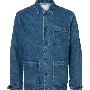 SLH-JEREMY REG 302 MB DENIM OVERSHIT EX