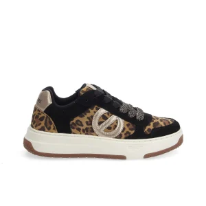 Alison Sneaker Black/Natural/Brass