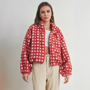 Veste Oversize Femme Carreaux