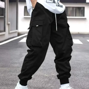 Pantalon cargo avec cordon