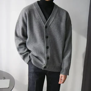 Cardigan Large Gris