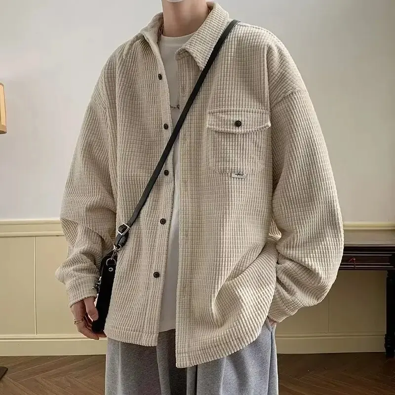 Chemise Oversize Velours Homme