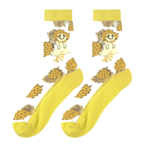 Chaussette fantaisie chaton