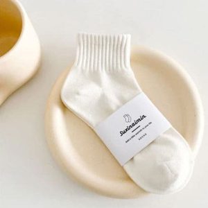 Chaussette blanche courte