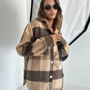 Chemise Oversize Femme Hiver