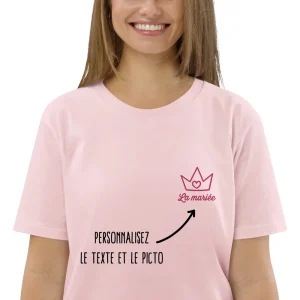 T-shirt EVJF personnalisé brodé