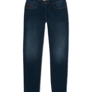 AD 02 Denim - Dark Blue/ Red