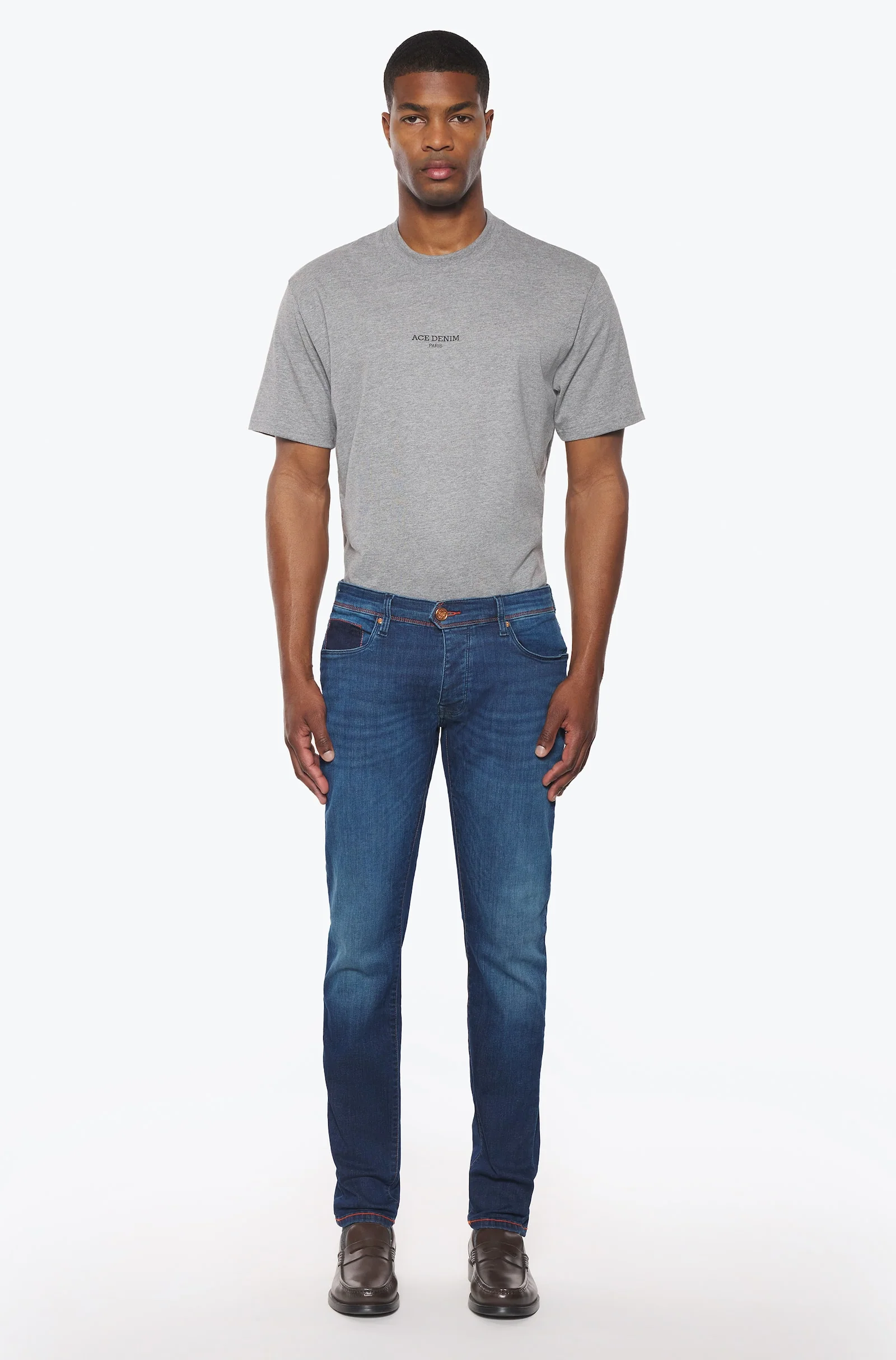 AD 38 Denim - Dark Stone / Orange – Image 2