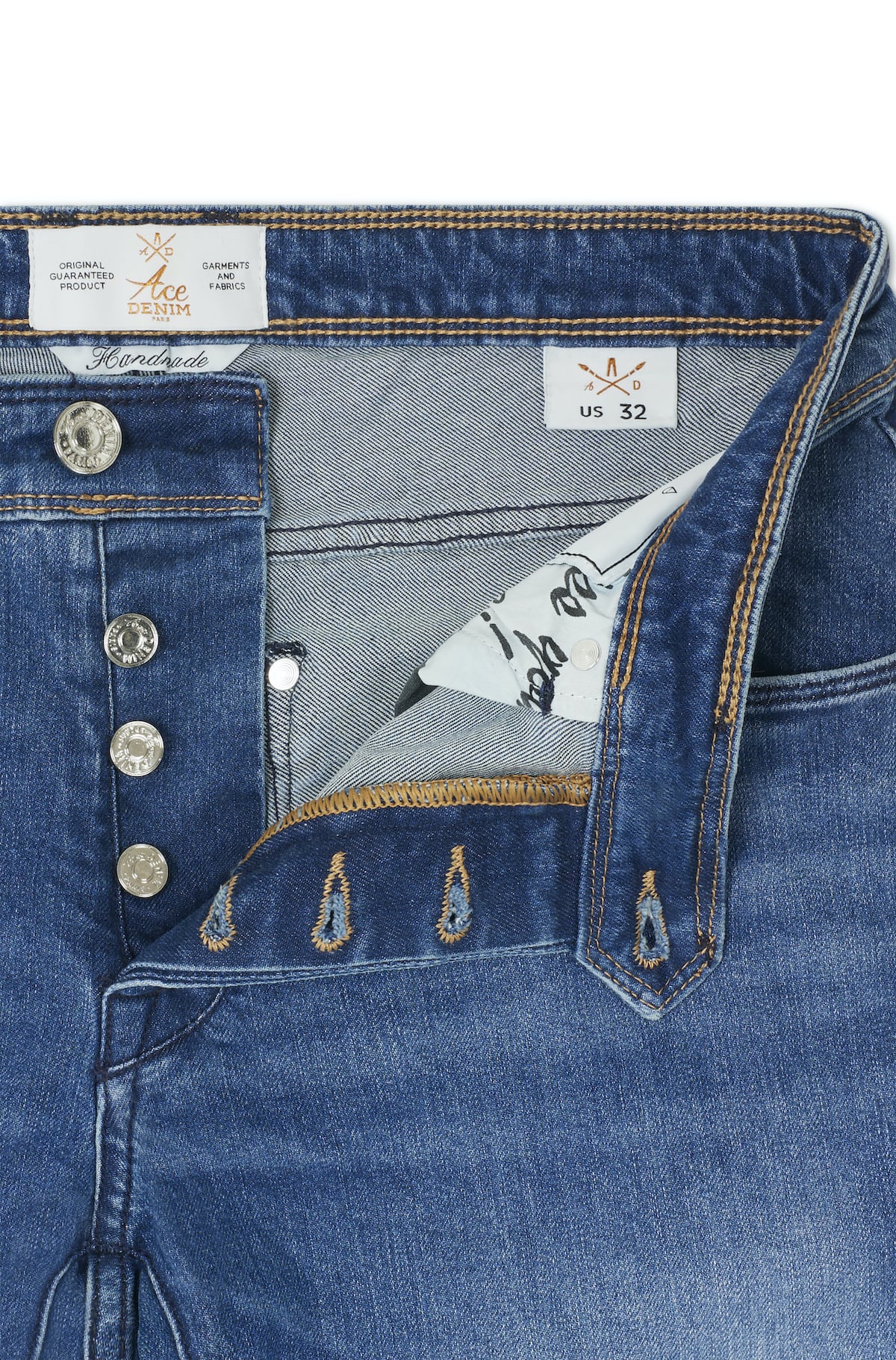 AD 01 Denim - 3D Stone/ Camel – Image 3