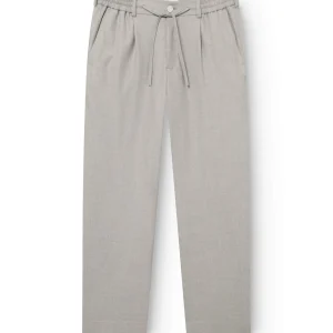 AD 47 - Pantalon Ample en Laine Mérinos Gris clair