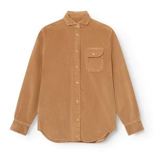 AD 89 - Surchemise en Velours Caramel