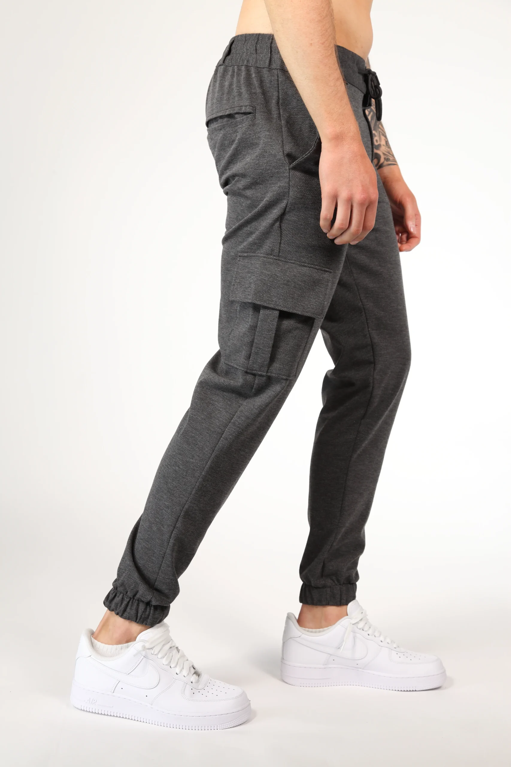 Cargo broek Vincenzo Antracite – Image 3