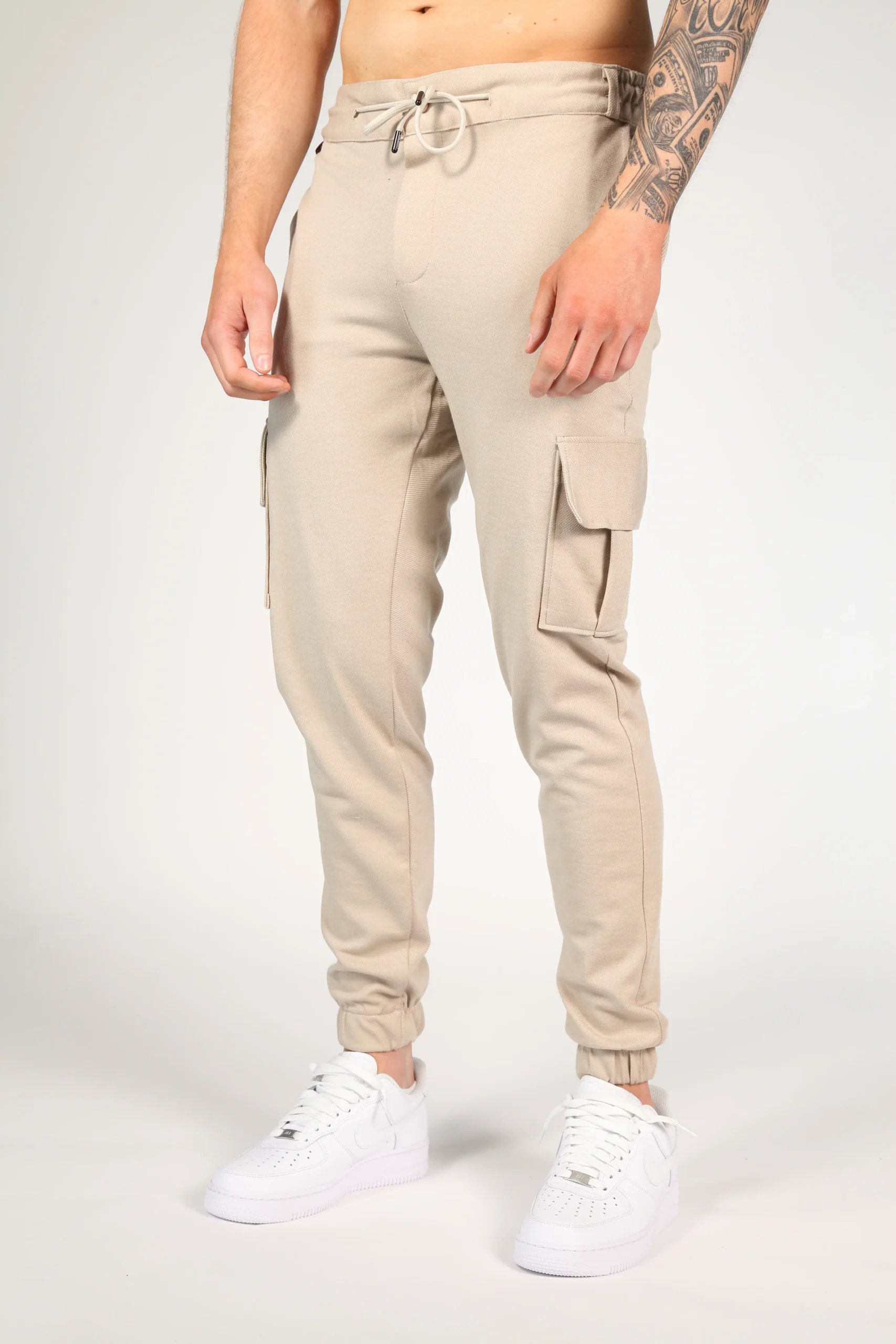 Cargo broek Vincenzo Beige – Image 4